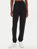 Spodnie sportowe damskie - Calvin Klein Jeans Spodnie dresowe J20J224443 Czarny Regular Fit - miniaturka - grafika 1