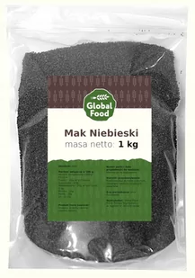 MAK NIEBIESKI NASIONA GLOBAL FOOD 1KG 1000G - Ziarna i nasiona roślin strączkowych - miniaturka - grafika 1