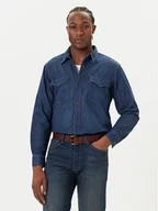 Koszule męskie - Levi's® Koszula jeansowa Western A1919-0061 Granatowy Relaxed Fit - miniaturka - grafika 1