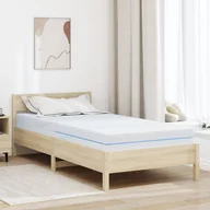 Materace - Materace Biały 90 x 190 cm 100% tkanina poliestrow - miniaturka - grafika 1