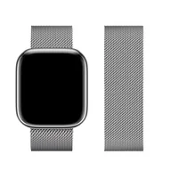 Akcesoria do smartwatchy - FORCELL F-DESIGN FA03 pasek / opaska do Apple Watch 42/44/45/49mm srebrna - miniaturka - grafika 1