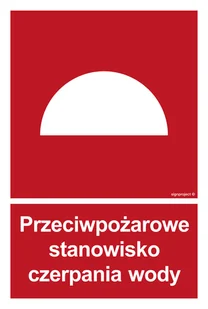 BB008 PRZECIWPOŻAROWE STANOWISKO CZERPANIA WODY, KN - FOLIA PODŁOGOWA NIEŚWIECĄCA; (350X518MM) - Systemy ekspozycyjne i znaki informacyjne - miniaturka - grafika 1