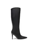 Kozaki damskie - Guess Kozaki Sleigh FLFSLE LEA11 Czarny - miniaturka - grafika 1