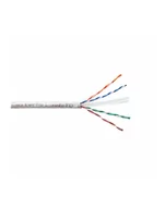 Kable miedziane - Kabel Emiter Net UTP (U/UTP) kat6 450MHz, drut, standard, PVC, szary - miniaturka - grafika 1
