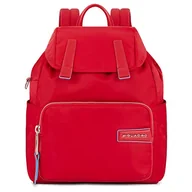 Plecaki - PIQUADRO plecak damski D czarny CA5696RY/N pq-ry plecak damski port ipad z tkaniny z recyklingu czarny ND wybór=P, Czerwony, Taglia unica - miniaturka - grafika 1