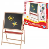 Tablice dla dzieci - Magnetyczna tablica kredowa DLA DZIECI stojąca DWUSTRONNA Fun John 40607 - miniaturka - grafika 1