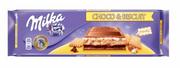 Czekolada - Milka CZEKOLADA CHOCO&BISCUIT 300G 968669 - miniaturka - grafika 1