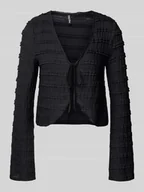 Swetry damskie - Kardigan o kroju regular fit z detalami z koronki model ‘ANINE’ - miniaturka - grafika 1