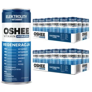 48x OSHEE Vitamin Recovery elektrolity mięta - cytryna 250 ml - Napoje gazowane - miniaturka - grafika 1