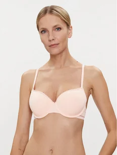 Tommy Hilfiger Biustonosz z fiszbiną UW0UW04751 Różowy - Biustonosze - miniaturka - grafika 1