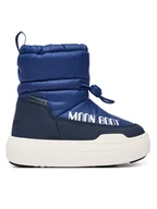 Buty dla dziewczynek - Moon Boot Śniegowce Jr Park Tube Mid Wp 80D3440090 S Granatowy - miniaturka - grafika 1