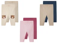 Spodenki dla niemowląt - Lupilu Leginsy niemowlęce z biobawełną 2 pary - miniaturka - grafika 1