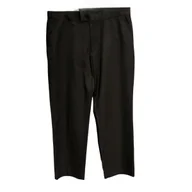 Spodnie męskie - Marks&Spencer Spodnie Męskie Wygodne Stylowe Eleganckie Czarne 36/31 - miniaturka - grafika 1