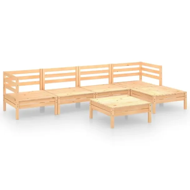 Zestaw Wypoczynkowy z Palet Sosnowych, 63,5x63,5x62,5 cm