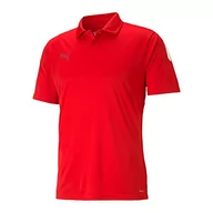 Koszulki męskie - Puma Męska koszulka polo Teamliga Sideline Red White S 657257 - miniaturka - grafika 1