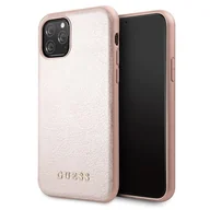 Etui i futerały do telefonów - Guess Obudowa dla telefonów komórkowych Iridescent pro Apple iPhone 11 Pro GUHCN58IGLRG Różowy - miniaturka - grafika 1