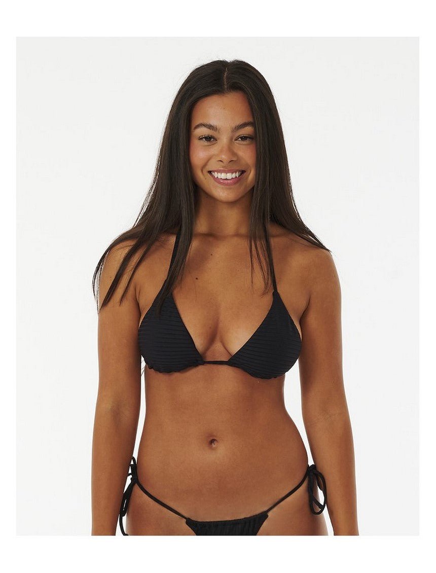 Stanik kąpielowy RIP CURL Premium Surf D-Dd Sliding Tri czarny XL