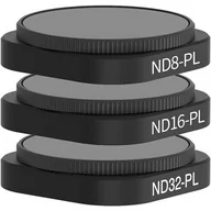 Filtry fotograficzne - Telesin Zestaw filtrów ND-PL 8/16/32 Telesin dla GoPro Hero 9 GP-FLT-906) - miniaturka - grafika 1