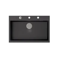 Zlewozmywaki - QUADRON Zlew BENEDICT onyx - miniaturka - grafika 1