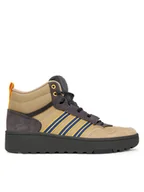 Buty dla chłopców - adidas Sneakersy Hoops 4.0 Mid JS2033 Beżowy - miniaturka - grafika 1