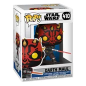 Figurki dla dzieci - Funko POP! Star Wars, figurka kolekcjonerska, Darth Maul, 419 - miniaturka - grafika 1