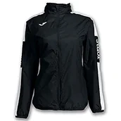 Kurtki i płaszcze dla dziewczynek - Joma Champion IV kurtka przeciwdeszczowa na zagłówek, dziewczęca, rozmiar uniwersalny, czarno-biała - miniaturka - grafika 1