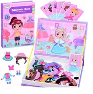 Układanki dla dzieci - Układanka magnetyczna, złóż ubrania, 36 el. - miniaturka - grafika 1