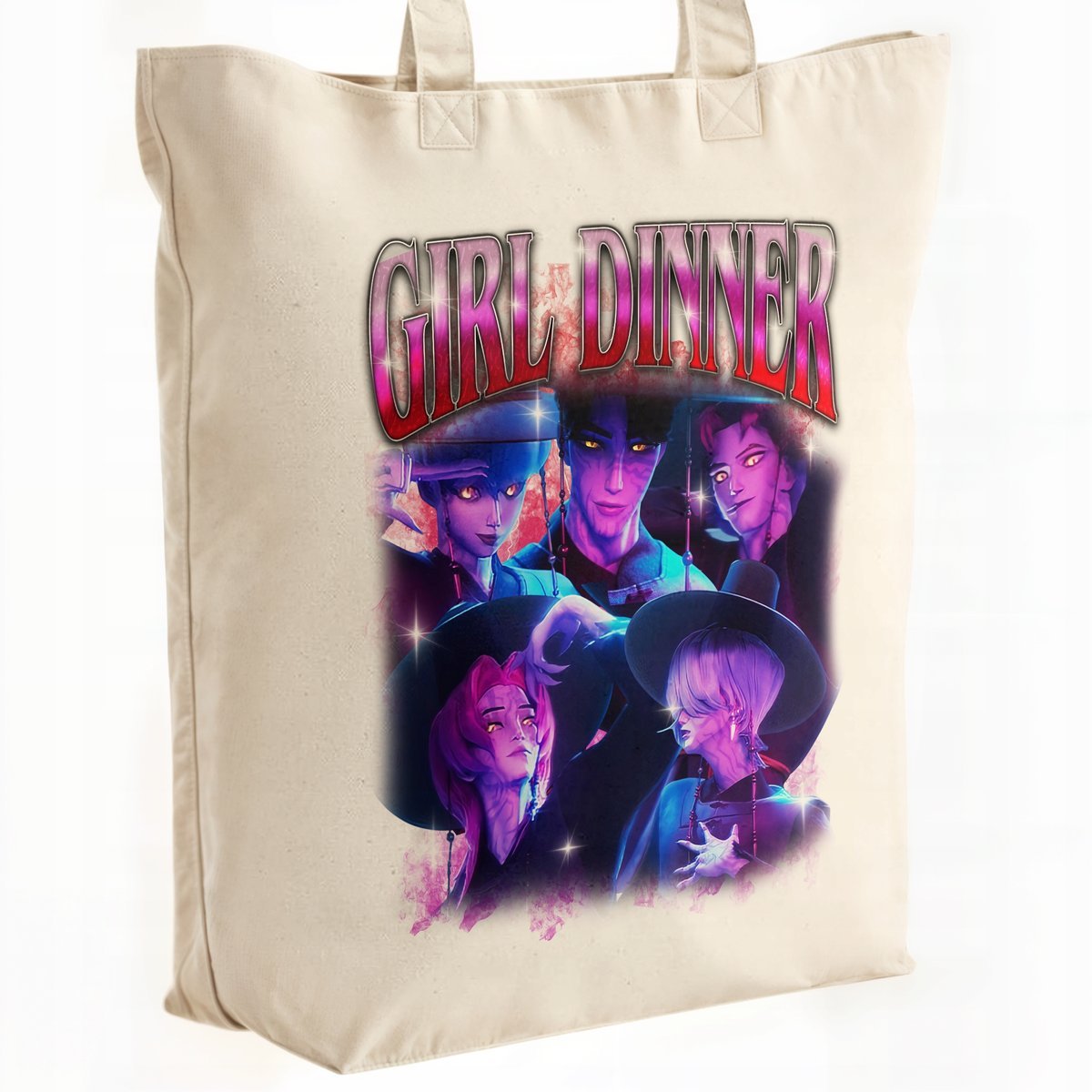 Torba bawełniana premium KPopowe Łowczynie Demonów Huntrix Saja Dla Fanów