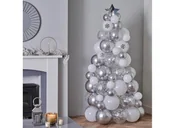 Balony i akcesoria - Bukiet balonów Choinka srebrna - 110 szt. - miniaturka - grafika 1