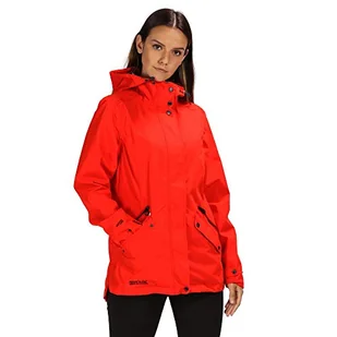 Regatta Damska kurtka przeciwdeszczowa Basilia, ognista czerwień, FR : 4XL Fabricant : Talia 24 - Kurtki damskie - miniaturka - grafika 1