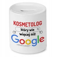 Skarbonki - Skarbonka Dla Kosmetologa na Urodziny na Prezent z Nadrukiem ze Zdjęciem + Opakowanie na prezent (wzór 02) - miniaturka - grafika 1