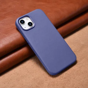 iCarer Case Leather pokrowiec etui z naturalnej skóry do iPhone 14 jasnofioletowy (WMI14220705-LP) (kompatybilne z MagSafe) - Etui i futerały do telefonów - miniaturka - grafika 14