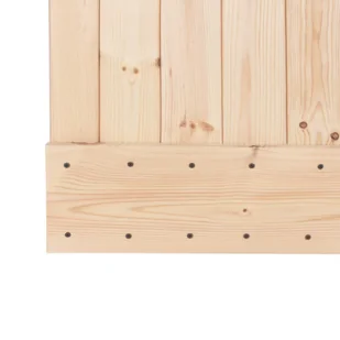 Drzwi przesuwne, 95x210 cm, lite drewno sosnowe 8720845854669 - Drzwi wewnętrzne - miniaturka - grafika 8