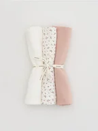 Buciki dla niemowląt - Reserved - Muślinowa pielucha 3 pack - wielobarwny - miniaturka - grafika 1