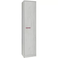 Szafy - Szafa 1-drzwiowa R01 Rest Maridex Popiel, Dąb Craft Biały Kolor 01 - miniaturka - grafika 1