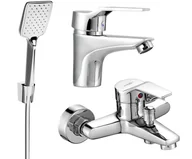 Zestawy baterii łazienkowych - Mexen Caro R62 zestaw wannowy, chrom - 746603R62-00 - miniaturka - grafika 1