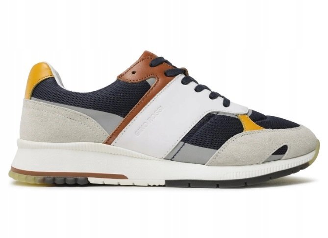 Buty męskie sportowe Gino Rossi TORINO-01 szaro granatowe rozmiar 43