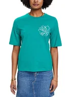 Koszulki i topy damskie - ESPRIT Collection T-shirt damski, 305 / Emerald Green, XS - miniaturka - grafika 1