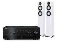 Zestawy stereo - Yamaha R-N1000A (czarny) + Carina FS247.4 (biały) - miniaturka - grafika 1