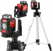 Poziomice laserowe - YATO LASER ZIELONY 5 LINIOWY 360st. ZESTAW - miniaturka - grafika 1