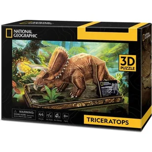 PUZZLE 3D TRICERATOPS NATIONAL GEOGRAPHIC - Puzzle - miniaturka - grafika 1