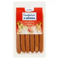 Konserwy i dania rybne - Suempol Frankfurterki z łososia wędzone drewnem bukowym 250 g - miniaturka - grafika 1
