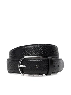 Tommy Hilfiger Pasek Męski Business Lux 3.5 AM0AM13761 Czarny - Paski - miniaturka - grafika 1