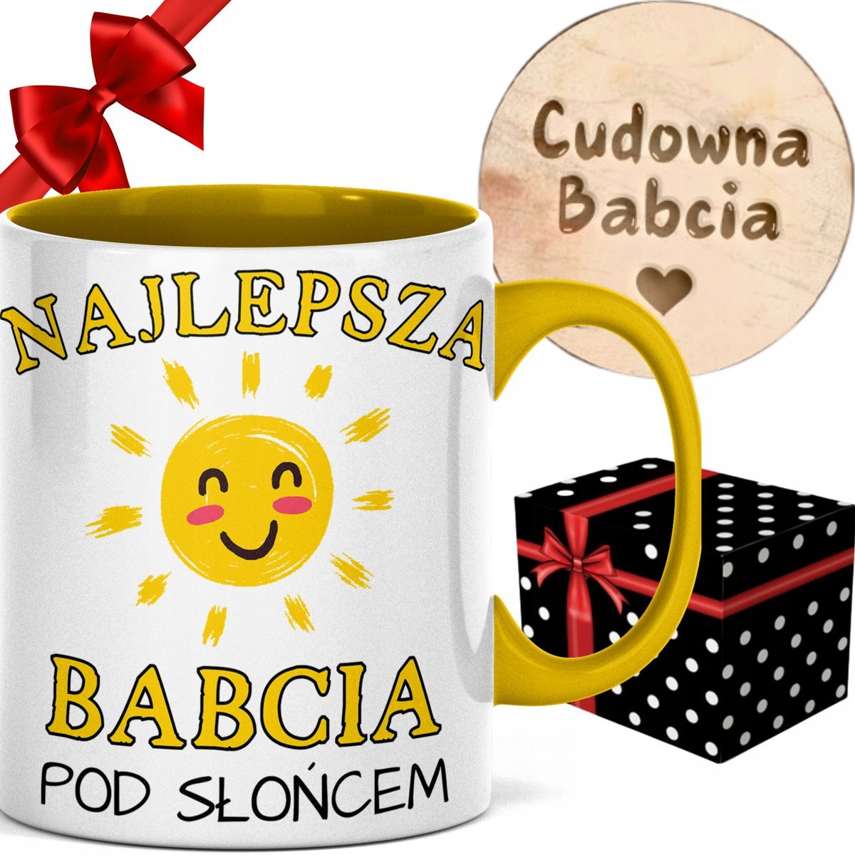 KUBEK ZESTAW PREZENTOWY DLA DZIADKÓW PREZENT DZIEŃ BABCI GRAWER ZDJĘCIE