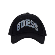 Czapki męskie - Męska Czapka z daszkiem GUESS BASEBALL LLOGO PATCH M3RZ01WF8V0-G7V2 – Granatowy - miniaturka - grafika 1