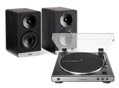 Zestawy stereo - Audio-Technica AT-LP60XUSB (czarny) + Connex (czarny) - miniaturka - grafika 1