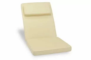 Poduszka siedzisko kremowa do foteli ogrodwych - Fotele i krzesła ogrodowe - miniaturka - grafika 1