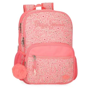 Pepe Jeans Nahid Plecak Szkolny Dwukomorowy Różowy 30x40x12 cm Poliester by Joumma Bags, Różowy kolor, 30x40x12 cms, Dwukomorowy plecak szkolny - Plecaki szkolne i tornistry - miniaturka - grafika 1