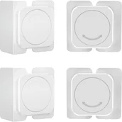 Zawiasy, okucia i inne akcesoria - 4 blokady zabezpieczające dla dzieci, blokady zabezpieczające dla dzieci, blokady zabezpieczające do szuflad, blokady do drzwi szafek i blokady do sz - miniaturka - grafika 1