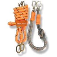 Etui i futerały do telefonów - Zestaw crossbody + handstrap Nimmy Cool&Cute 2.0 pomarańczowo szary - miniaturka - grafika 1